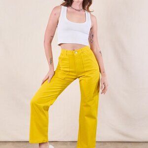 Big Bud Press Work Pants (M) in Yellow